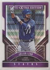 2015 Panini Elite Extra Edition Status Purple Die-Cut /150 Julian Leon #149 0d4