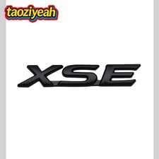 Insignia emblema puerta levadiza maletero letra trasera negro para Camry Sienna RAV4 'XSE' 1 PIEZA
