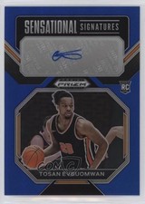 2023 Prizm Draft Picks Sensational Signatures Blue /125 Tosan Evbuomwan Auto 5b1