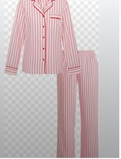 NWT L size Charter Club Women's 2-Piece Cotton Flannel Packaged Pajama Set