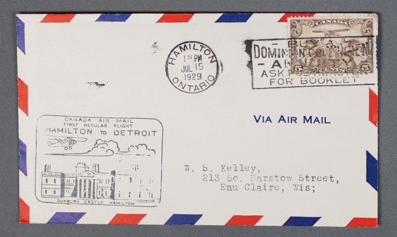 Mayfairstamps Canada FirsT flight Cover 1929 Hamilton to Detroit aaz_44195