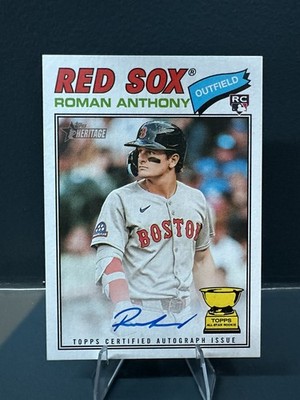 2026 Topps Heritage - Real One Autographs Roman Anthony #ROA-RAN (AU, RC)