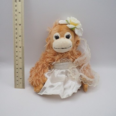 JK48 Baby Coco & Natsu Orangutan Nakajima Wedding Bride Plush 6