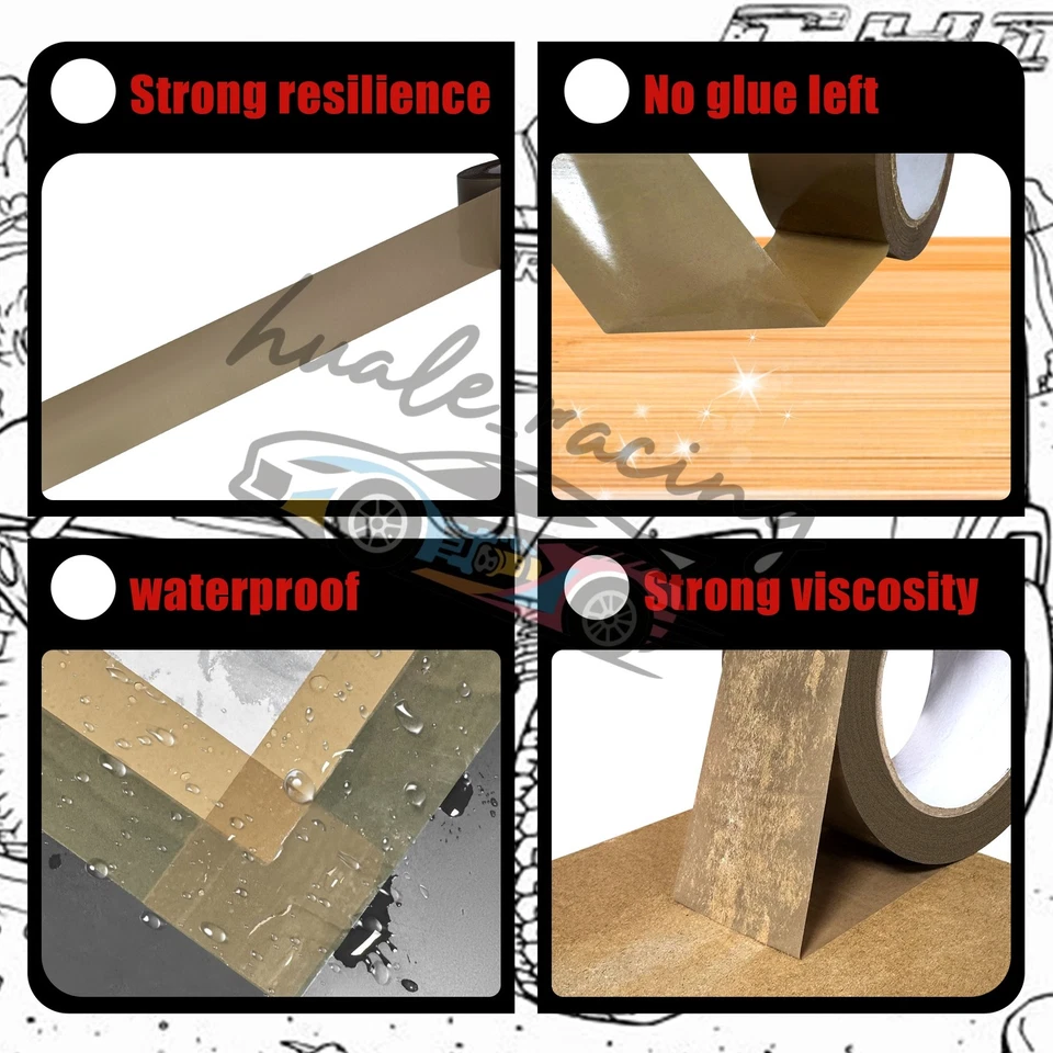 Shipping Packaging Box Packing Sealing Tape 36 Rolls 2.0 mil 2" x 110 Yard 330FT - Image 3 of 4