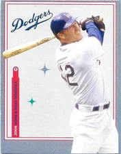 2006 MLB SCHEDULE - LOS ANGELES DODGERS: #12 JEFF KENT - HOF
