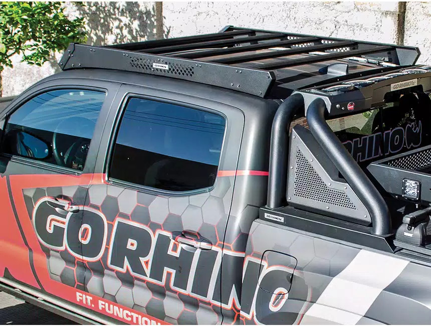 Go Rhino Ceros Low Profile Roof Rack Fits Crew Cab