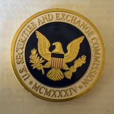 U.S. Securities and Exchange Commission Great Seal Commemorative Medal