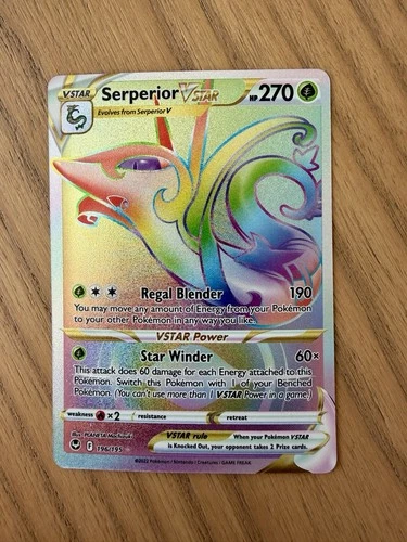 Serperior Vstar 196/195 Silver Tempest NM