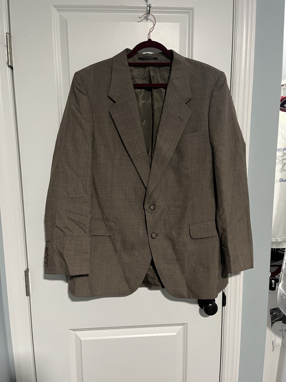 Giacca Tuta Uomo Vintage Marrone Yves Saint Laurent Taglia M Misure In Desc