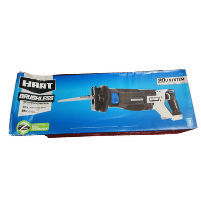 HART HPRS25 20V Brushless Cordless Reciprocating Saw - Black/White (Tool only)