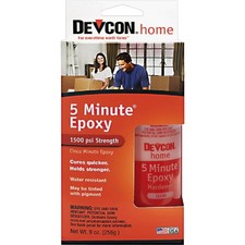 Devcon 9 Oz. 5 Minute Epoxy 20945 Devcon 20945 078143209451 Clear
