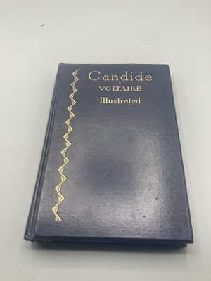 1930 BOOK CANDIDE BY VOLTAIRE ILLUSTRATED HARDCOVER