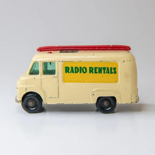 Vintage Matchbox Lesney Series 62 TV Service Van Radio Rentals Insignia
