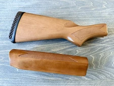 MOSSBERG 500 590 MAV88 CHECKERED WOOD STOCK FOREND FITS 6” SLIDE BOLT 12 GA EE
