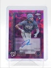 JAMES WOOD 2025 TOPPS CHROME UPDATE ROOKIE MAGENTA PURPLE AUTO /299 Q3967