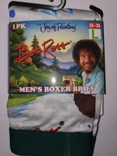 New Bob Ross Boxer Briefs Large