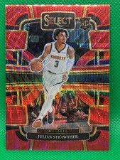 2023-24 Panini Select Julian Strawther #78 Rookie Concourse RED WAVE PRIZM Mint+