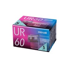 Maxell UR-60N 60-Minute Cassette Tape 5-Pack