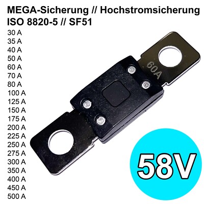 250A Mega Fuse Sicherung Hochstrom 80-48V KFZ LKW Boot Lynx