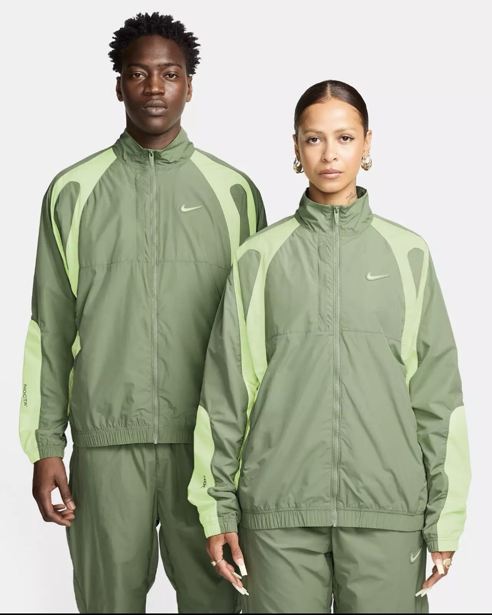 Nike x NOCTA Northstar Nylon Tracksuit Jacket Oil Green Size XXL