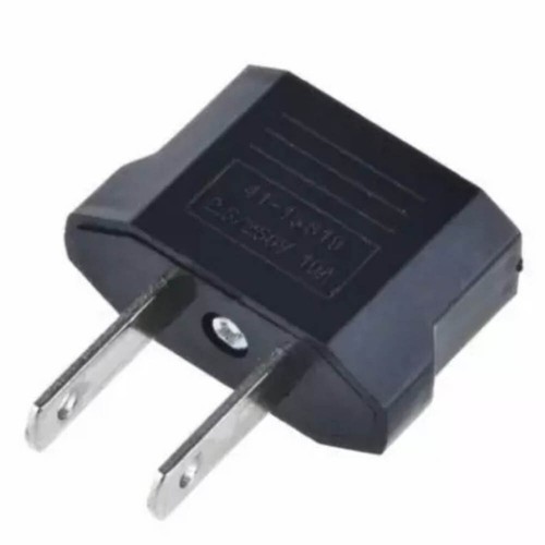 10X EU Euro Europe to US USA Power Jack Wall Plug Converter Travel Adapter - Picture 3 of 9