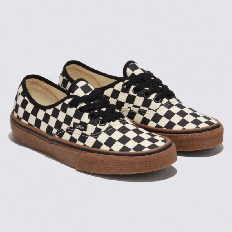 Vans Authentic Checkerboard - Black Gum for sale | eBay
