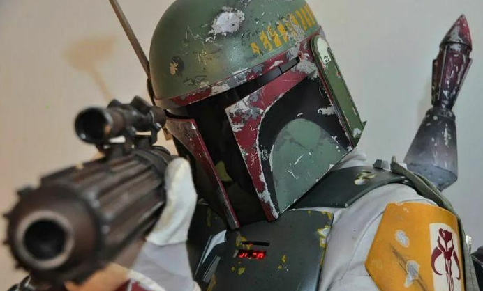 1 STAR WARS THE MANDALORIAN BOBA FETT BLASTER PROP EE-3 1 STAR WARS THE MANDALORIAN BOBA FETT BLASTER PROP EE-3