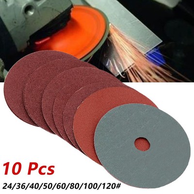 10PCS 4 Inch Resin Fiber Grinding Sanding Discs for Angle Grinder  Abrasive Tool