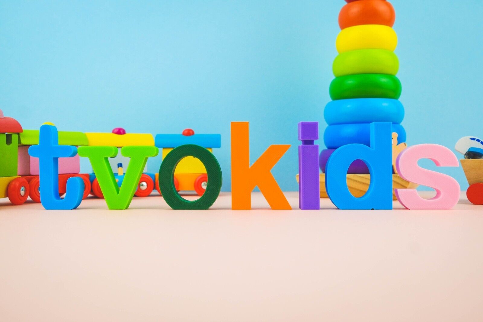 TVOKIDS Logo 3D Printed Letters Pretend Play Kids Toy Gift Preschool  Learning 3D