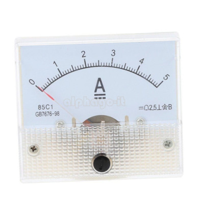 85C1-A 85C1 Analog Stromanschluss Panel Meter DC 5A AMP Amperemeter 85C1