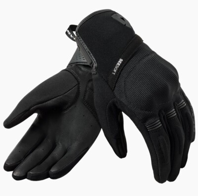 GLOVES REV'IT FLY WOMEN'S MOTORCYCLE GLOVES 2 LADIES BLACK BLACK SIZE S