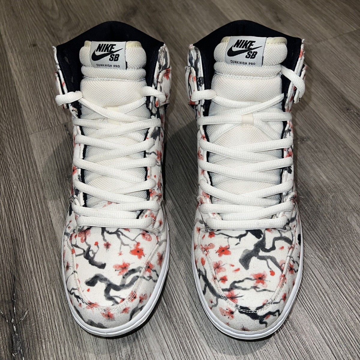 Size 12 - Nike SB Dunk Pro High Cherry Blossom With Box Size 12 - Nike SB Dunk Pro High Cherry Blossom With Box