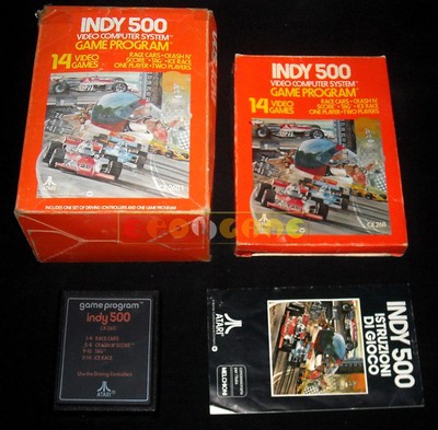 Indy 500 Driving Controllers Cx 2611 1 Atari Vcs 2600 Vers Italian Used Ebay