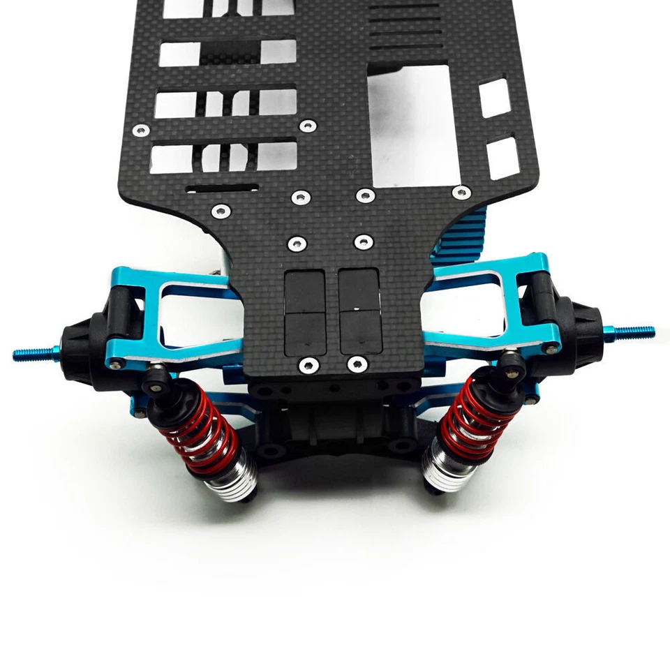 New Alloy & Metal Shaft Drive 1/10 RC 4WD Touring Car Frame Kit for TT01 TT01E - Image 4 of 4