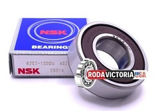 NSK 6202-10 DDU BALL BEARING, RUBBER SEALED 5/8"x35x11 mm 6202-10 2RS