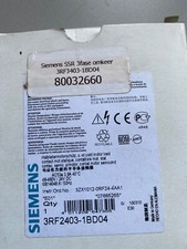 Image of Siemens 3RF2403-1BD04 Semiconductor Relay, Screw Connection, 3-Phase