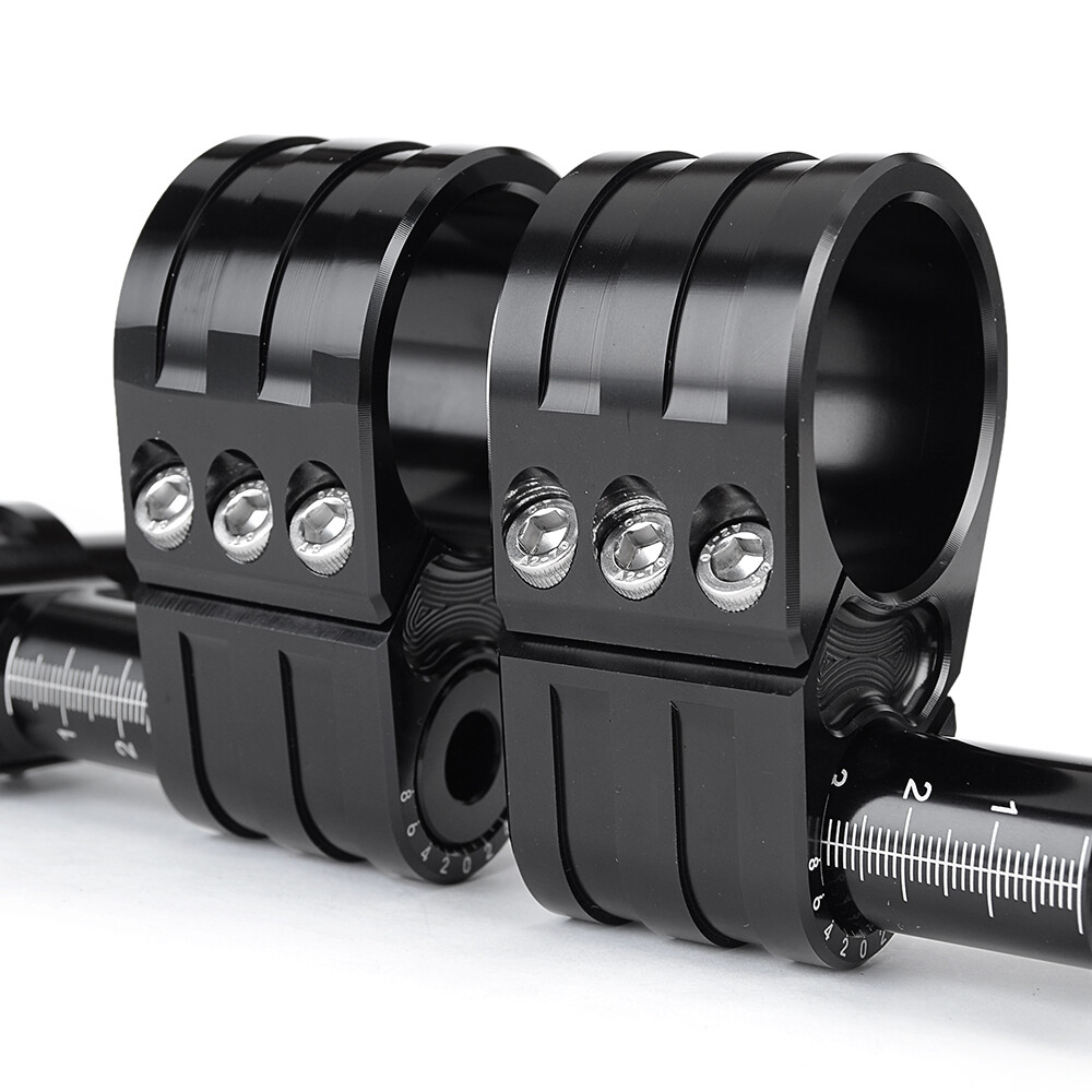 43mm Handlebar Adjustable Risers Clip On Ons For BMW R nine T Pure 2014