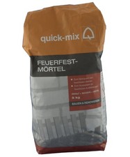 Feuerfestmörtel, Hafnermörtel, bis 1000° C, für Öfen, Herde und Kamine QM