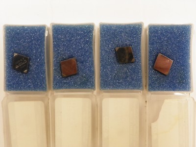 4 PIECES, CITCO, CPG 422J PCD DIAMOND TIPPED CARBIDE INSERTS              E034