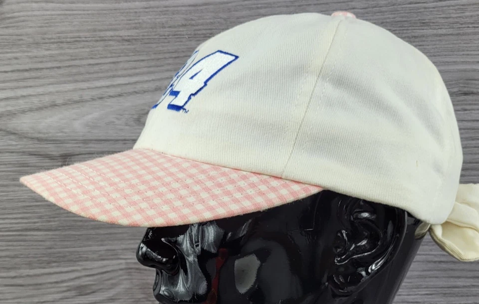 Hat Cap #24 Jeff Gordon Pink Stripe Youth Girls Adjustable Chase Authentic - Image 3 of 4
