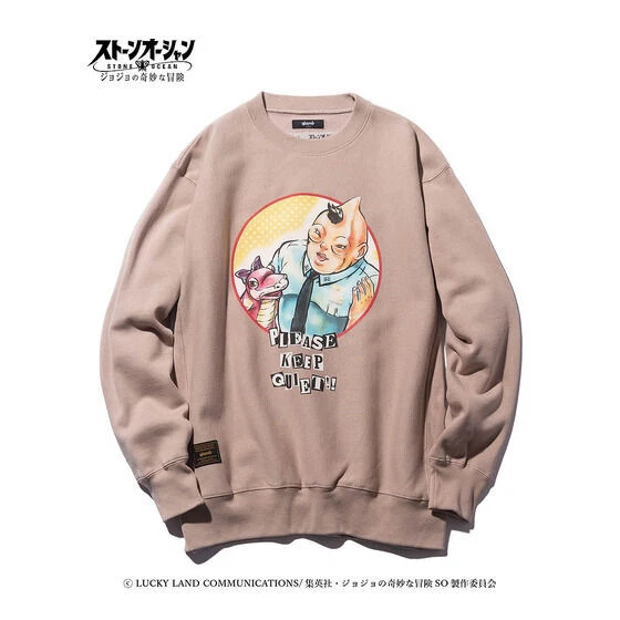 [glamb] JoJo's Bizarre Adventure Stone Ocean Sweat Rocco Barocco / Pink  XS-XL
