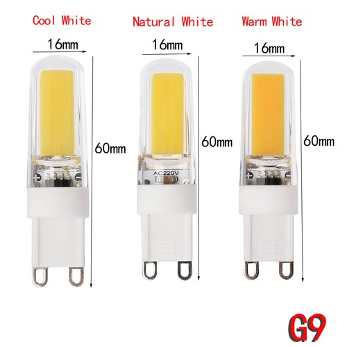 G4 G9 E14 Dimmable 4W 8W 9W LED Silicone Crystal Corn Bulb Light White Lamp 220V - Picture 14 of 15