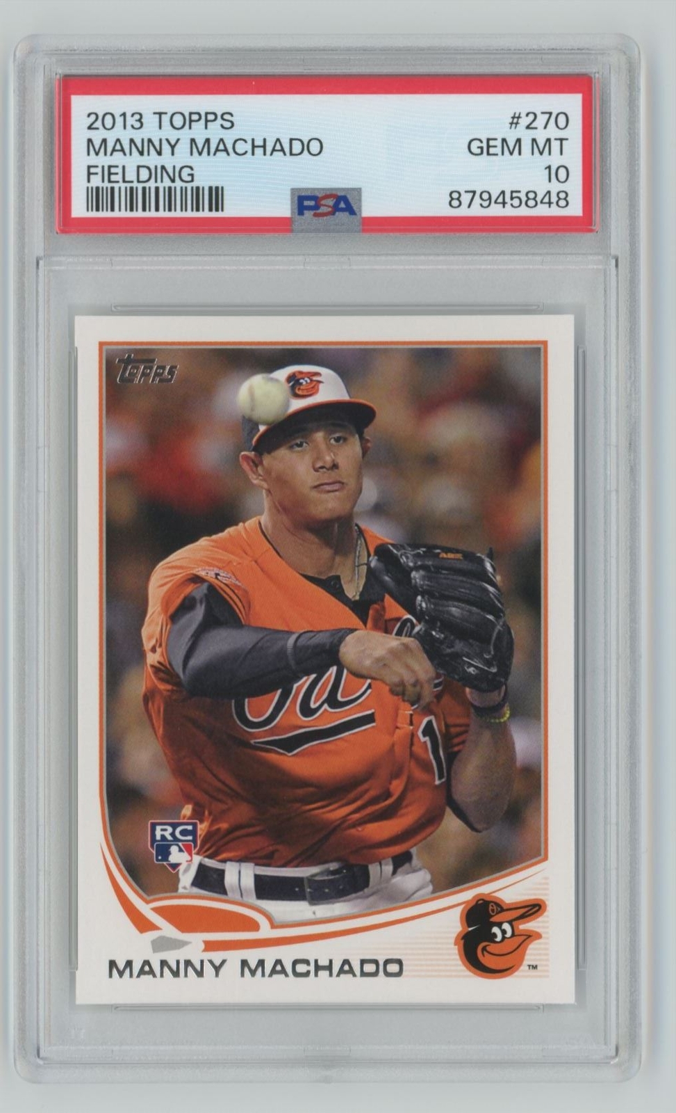 Manny Machado 2013年ルーキー直書き直筆サインカード 10枚限定 Manny