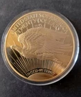 Gold Giants 1933 Gold Double Eagle 2012 70mm Coin Medal Gold Plated