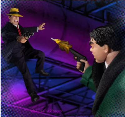 Mezco Toyz 1/12 Dick Tracy&Flattop Dick Tracy VS Flattop Boxed Set