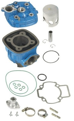 Two Plus H20 70ccPiaggio NRG MC3 DD H2O 50 2001-2004 Blue Cylinder Kit