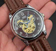 Montre automatique squelette Mickey - GOER automatic - fonctionne
