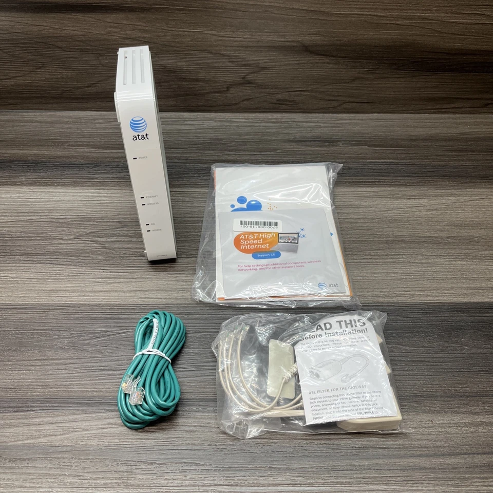 AT&T 2701HG-B 4-Port 10/100 Wireless G Router *Tested* - Image 3 of 4