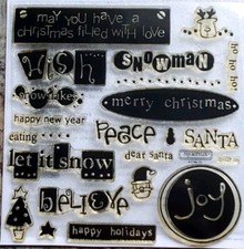 Close To My Heart Joy Clear Acrylic Stamp Set D1027