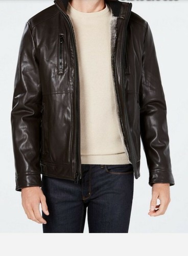 CALVIN KLEIN MEN\u0026#039;S FAUX-LEATHER 